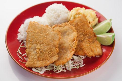 B2. Fried Fish Mini  · Swai basa fillet to golden brown for fish lovers.