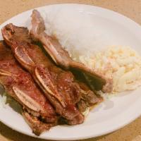 C3. Hawaiian BBQ Short Ribs Regular · Juicy beef short ribs marinated in BBQ sauce and grilled to perfection.