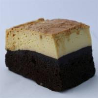 Choco Flan · Vanilla custard with chocolate cake.