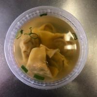 18. Wonton Soup · With fried noodles.