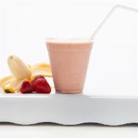 Acai Berry Smoothie · Banana, blueberry, strawberry, acai, lemon, date and organic coconut water.