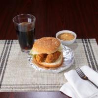Chicken Sandwich Combo · COME WITH REG.SIDE AND DRINK.