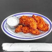 Chicken Tenders · House-breaded chicken tenders. Served with ranch.