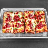Create You Own Detroit-Style Square Pizza · 
