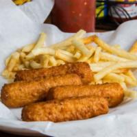 6 Piece Cheese Stick with Fries · 
