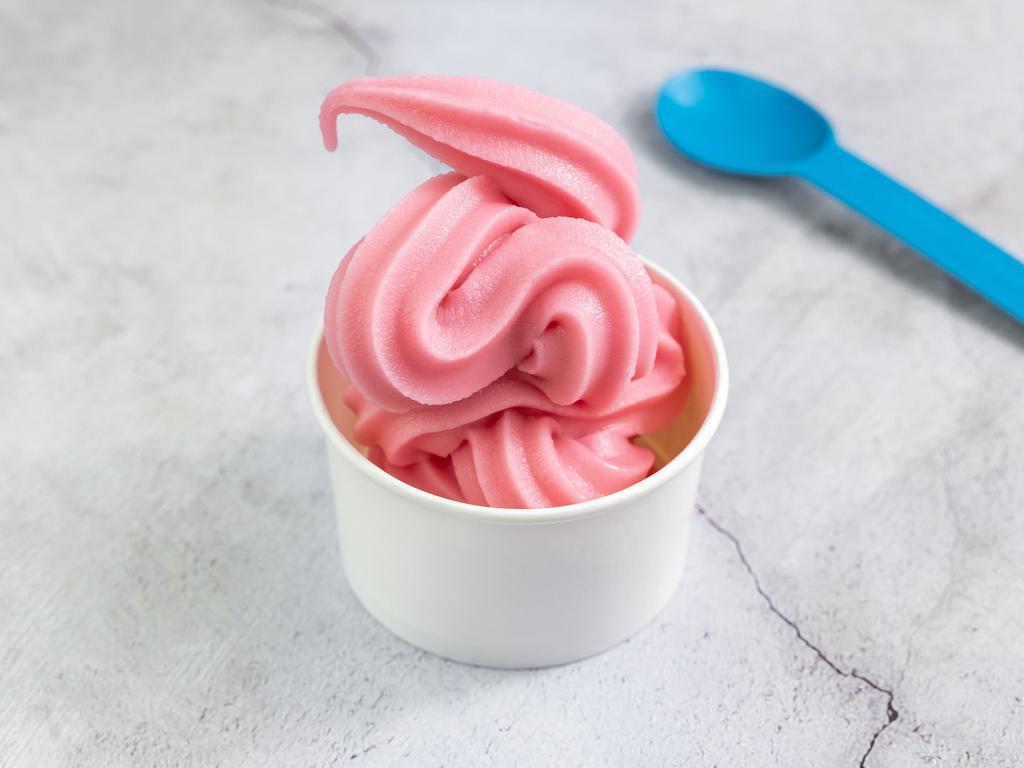 Yougurt · 16 oz. cup. Comes with flavor. Add toppings for an additional charge.