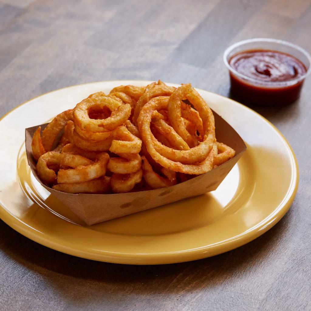 Curly Fries · Add cheese for an additional charge.