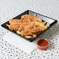 Freddy’s Fingers and Fries · Chopped off from only the best chickens, these tasty breaded fingers are served up with your...