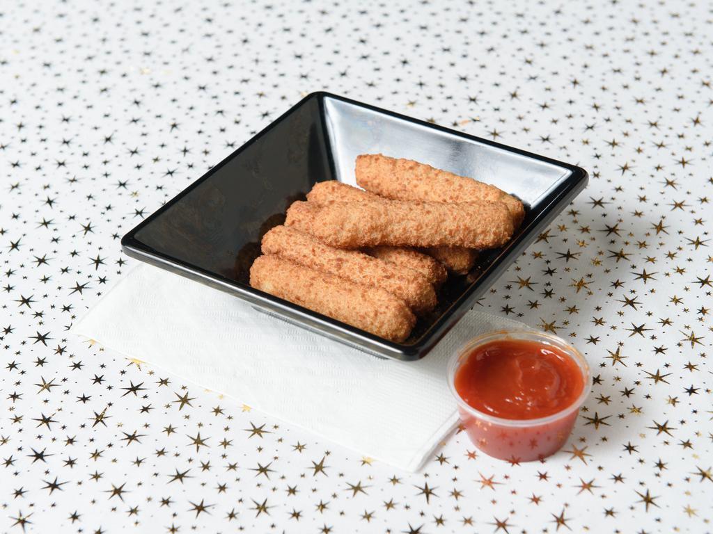 Moe Stix · Mozzarella cheese stix served with our own fresh homemade Italian marinara sauce. Moe knows a great taste when it’s shoved in his face.
