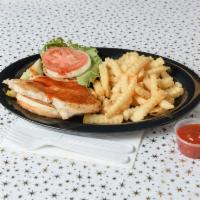 Marilyn’s Grilled Chicken  Sandwich · Voluptuous chicken in our own savory marinade or BBQ. 