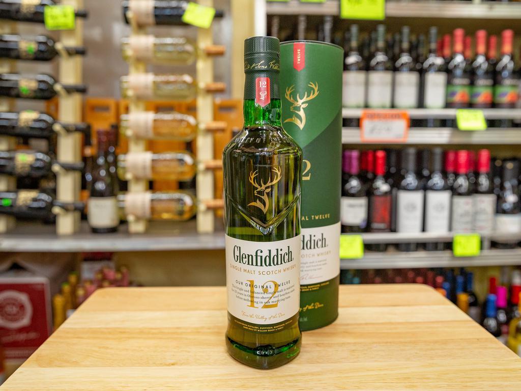 Glenfiddich 12 Years Old Single Malt Scotch Whisky 750 ml. Bottle · Must be 21 to purchase.
