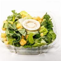 Ceasar Salad · Chopped romaine 
lettuce, Parmesan cheese, croutons; creamy Caesar dressing.