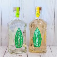 750ml Hornitos Plata · 40% abv. The first bottle, Hornitos plata is crystal clear as it should be (it is unaged aft...