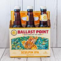 6 Pack of Bottled Ballast Point Aloha Sculpin Hazy IPA · 12 oz. 7% abv. Must be 21 to purchase.