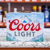 Coors light 12 pack  · Must be 21 to purchase.