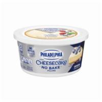 Philadelphia No Bake Original Cheesecake Filling (24 Oz) · Make cheesecake in two minutes with Philadelphia No Bake Cheesecake Filling. Simply scoop th...