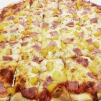 Hawaiian Pizza · Pineapple, ham and mozzarella cheese. 
