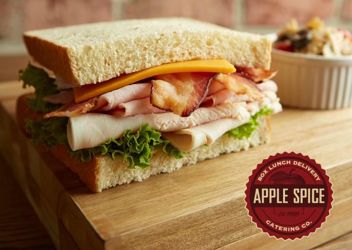 Cafe Club · Honey wheat. Baked ham, oven roasted turkey breast, crispy bacon and cheddar cheese with our signature sauce.