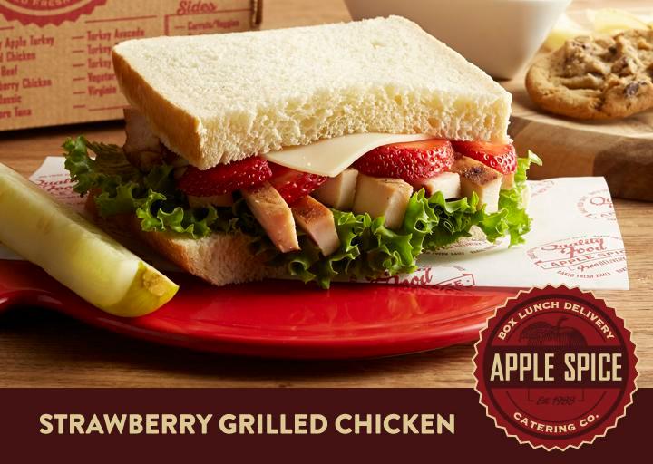 Strawberry Grilled Chicken Classic Sandwich · Flame grilled chicken breast with sweet summer strawberries, Vidalia onion mayo and Swiss cheese on our honey wheat bread.