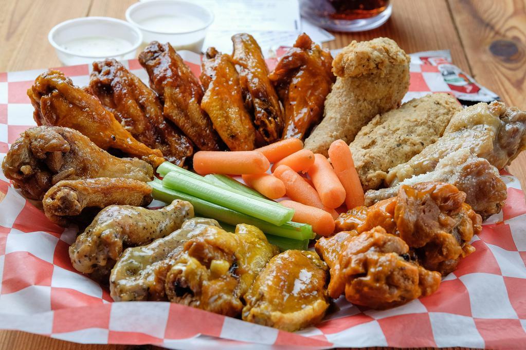 20 Piece Wings with 2 Flavors · 