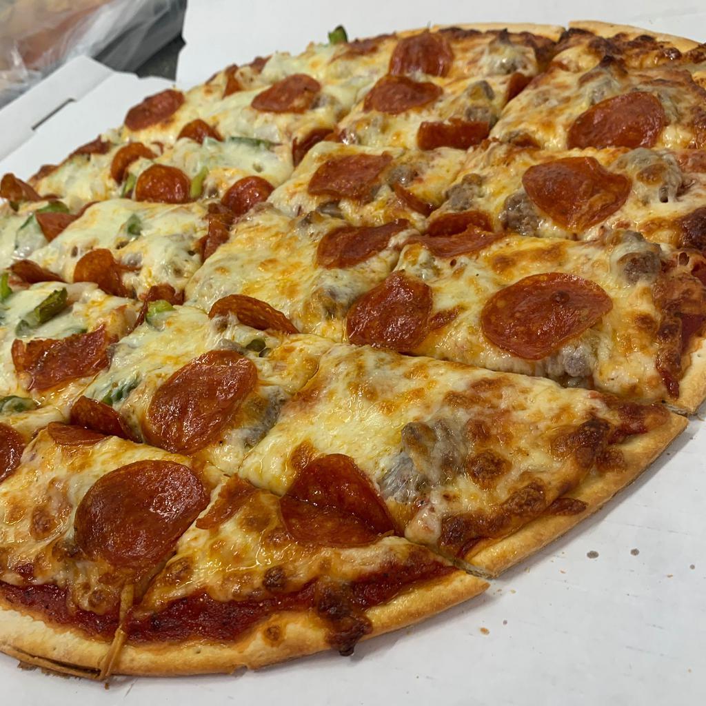 Thin Crust Cheese Pizza · Our most popular - traditional Chicago style pub pizza with cracker crust. We make our dough and sauce daily, on premise! Our cheese is 100% whole milk Wisconsin mozzarella.
