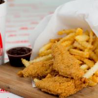 1/2 lb. Chicken Tenders Value Meal · 1/2 lb. of perfectly golden chicken tenders.