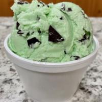 1 Pint Mint Chocolate Chip · A peppermint ice cream with melt in your  mouth chocolate chips.