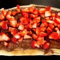 Organic Fresh Strawberries Crepe · Organic fresh strawberries and Nutella.