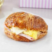 Breakfast Croissant · A flaky French pastry.