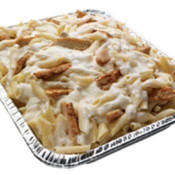 Family Size Penne Alfredo · Serves 5-6 people. 6 lbs. of pasta. Served with a full-order of Guido bread. Add grilled chicken for an additional charge. 