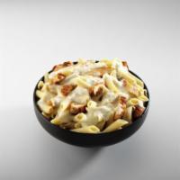 Penne Alfredo · Penne noodles smothered in our delicious creamy Alfredo sauce and topped with Parmesan chees...