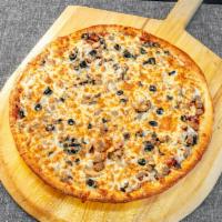 Special Pizza · Our Special Pizza is topped with Beef, Mushrooms, Onions.