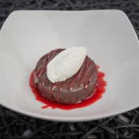 The 5280 · Moist, rich, dark chocolate cake with decadent raspberry sauce and zero guilt because it’s g...