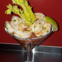 Shrimp Cocktail · Shelled prawns served with a cocktail sauce. 