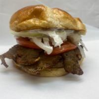Gyro Burger · Fresh, never frozen burgers! Gyro meat goes GREAT on a burger!