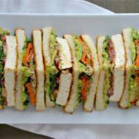 Vegetable Club Sandwich · 