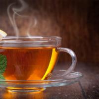 Medium Hot Tea · Freshly brewed tea.