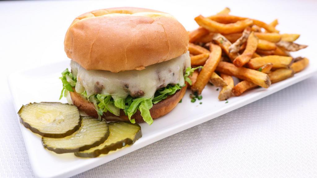 Base Camp Burger · All Beef / Cheddar / Caramelized Onions / Romaine / Tomato / Pickles / Signature Sauce

Served with House-Cut Fries