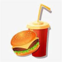 6. Quarter Pounder Hamburger Combo (small fries,med soda) · Grilled or fried patty on a bun.