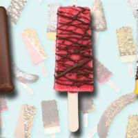 Customized Sorbet POP · Choose 1 dip and 1 topping.