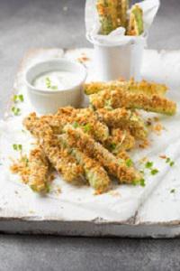 Zucchini Sticks (12) · Breaded zucchini sticks served with our home made ranch dressing.