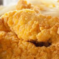(6) Chicken Tenders · crispy fried tenders, Served with ranch.