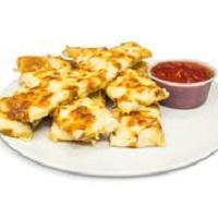 3 Cheese Breadsticks  · brushed with butter garlic and loaded with mozzarella, cheddar and parmesan cheese. Served w...