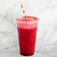 Can't be Beet Juice · Beet, ginger, carrot, apple and orange. 20 oz.