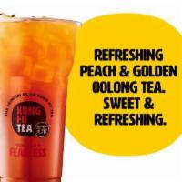 Peach Oolong Tea · Oolong tea with peach jam
