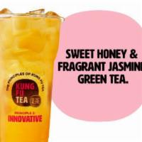 Honey Green Tea · Freshly brewed green tea and honey