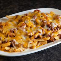 Chili Cheese Fries · French fries topped with our house-made chili and cheddar Jack.