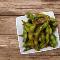 Spicy Edamame · Spicy soybeans-in-a-pods