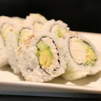 California Roll · Crab meat, avocado, and cucumber. 