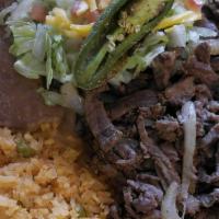 Create Your Own Plate · Side of lettuce, pico, rice, beans, tortillas and your choice of meat from the original meat...